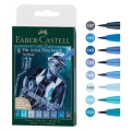 Zestaw flamastrów Pitt Artist Faber-Castell The Blues.jpg
