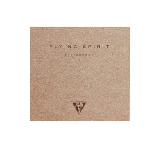 Szkicownik Clairefontaine Flying Spirit Kraft  SKETCHBOOK 15,5x15,5 cm - gładki - mix wzorów.jpg