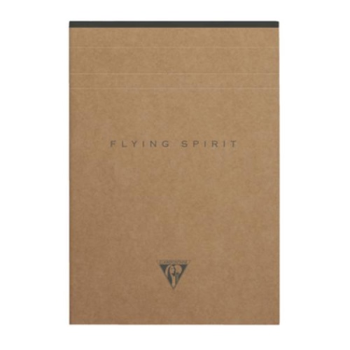 Notatnik, szkicownik Clairefontaine Flying Spirit Kraft 14,8x21 cm - linia - mix wzorów