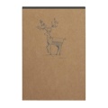 Notatnik, szkicownik Clairefontaine Flying Spirit Kraft 14,8x21 cm - linia - mix wzorów