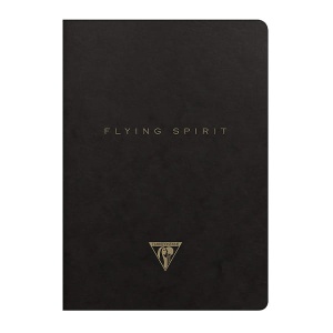 Notatnik Clairefontaine Flying Spirit Black 9x14cm - linie