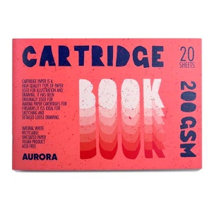 Szkicownik AURORA Cartridge  200g, 20ark.16,6x24,4cm