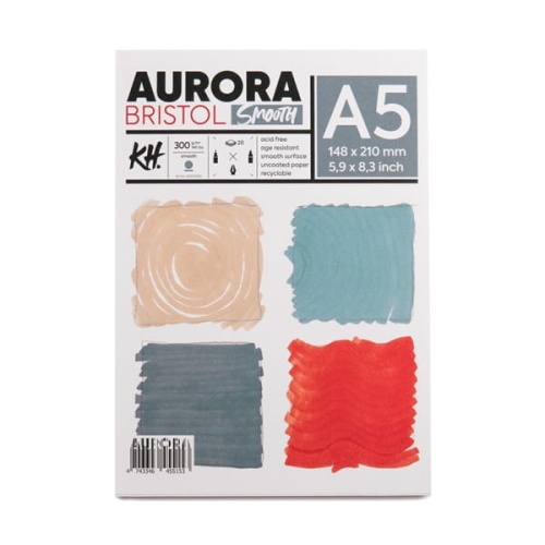 Blok AURORA Bristol Smooth 300g, 20 ark. A5.jpg