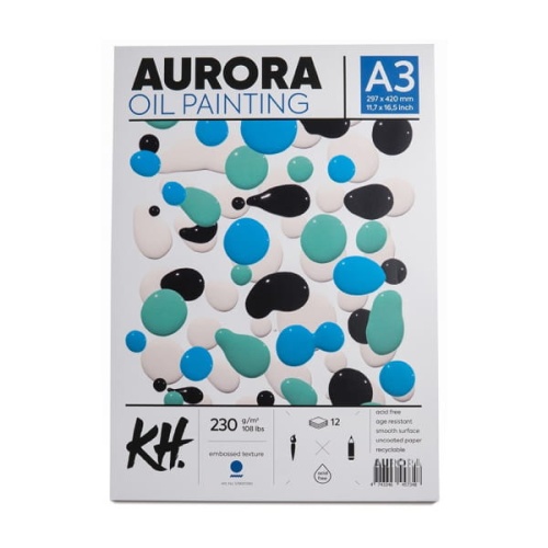Blok do farb olejnych AURORA 230g, 12 ark. A3.jpg