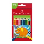 Kredki ołówkowe JUMBO TRIANGEL FABER-CASTELL 12 kolorów 