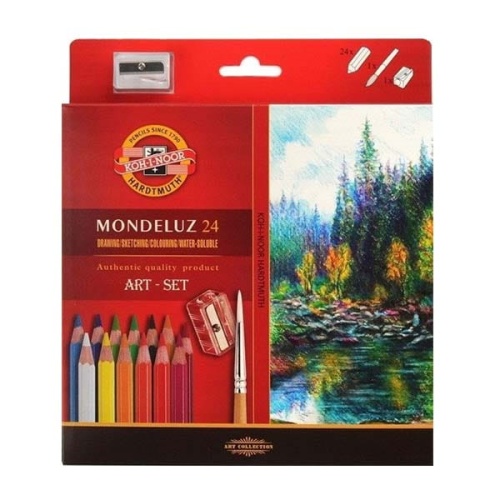 Kredki akwarelowe Mondeluz Koh-i-noor DRAWING - 24 kolory.jpg