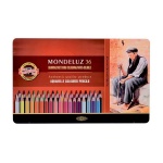 Kredki akwarelowe Koh-I-Noor Mondeluz DRAWING - 36 kolory w metalowej kasecie