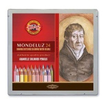 Kredki akwarelowe Koh-I-Noor Mondeluz DRAWING PORTRAIT- 24 kolory w metalowej kasecie