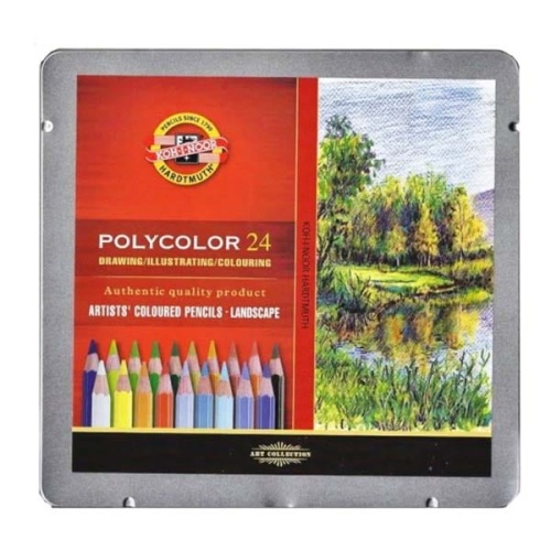 Kredki Koh-i-noor Polycolor DRAWING LANDSCAPE - 24 kolory w metalowej kasecie.jpg