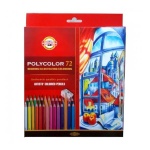 Kredki ołówkowe Koh-i-noor Polycolor DRAWING - 72 kolory 