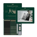 Zestaw ołówków artystycznych Faber Castell 9000 & Pitt Graphite Matt - 20 elementów