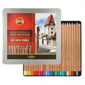 Pastele suche w kredce Koh-i-noor GIOCONDA - 24 kolorów