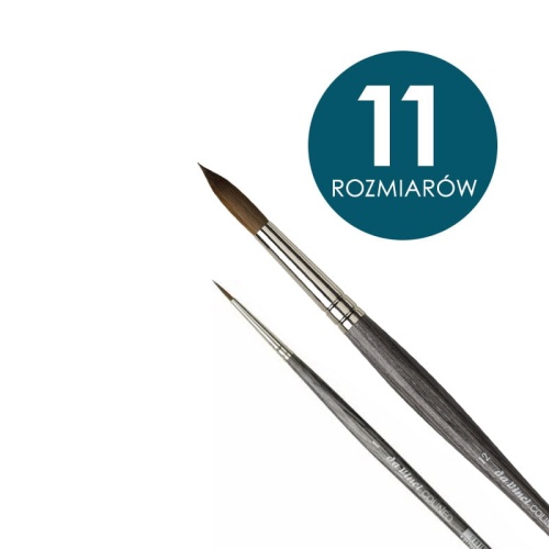 Pędzle syntetyczne Da Vinci COLINEO krótkie trzonki, OKRĄGŁE seria 5522.jpg