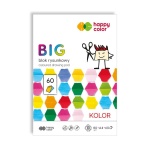 Blok rysunkowy kolorowy BIG Happy Color - 80g, 60ark, A4