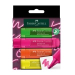 Zestaw zakreślaczy Faber Castell Textliner 1546 Superfluorescent - 4 kolory 