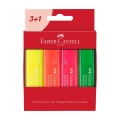 Zestaw zakreślaczy Faber Castell Textliner 46 Superfluorescent - 4 kolory