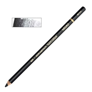 Pastel suchy Koh-i-noor GIOCONDA 8815 w drewnianej oprawie - czarny twardy