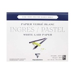 Blok do pasteli Ingres Pastel Clairefontaine -  130g, 25ark, 24x30cm, biały