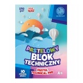 Blok techniczny Astra - 170g, 10ark. A4 - kolorowy pastelowy.jpg
