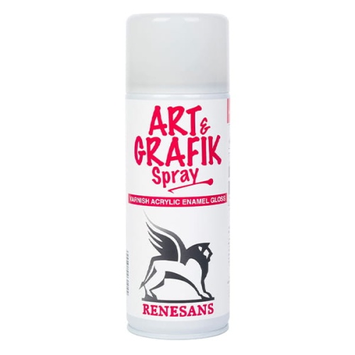 Werniks, lakier uniwersalny akrylowy Renesans Art&Grafik w spray'u - 400ml,  błyszczący.jpg