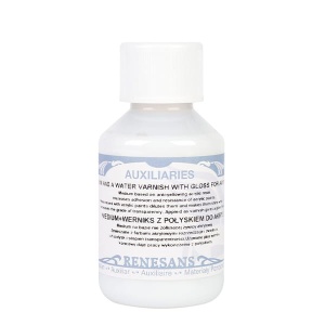 Medium i werniks wodny do farb akrylowych Renesans - 100ml, połysk