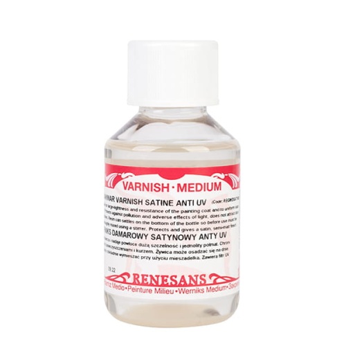 Werniks damarowy końcowy Renesans anty UV - 250ml, satynowy.jpg