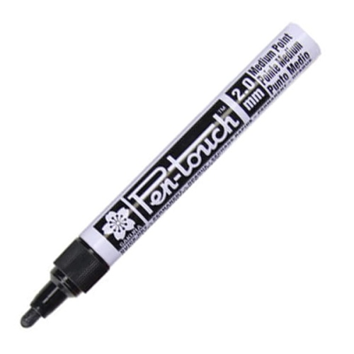 Marker permanentny Pen-touch Sakura - czarny - M - 2,0mm.jpg
