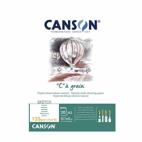 Szkicownik Canson C a grain - 125g, 30ark, A3.jpg