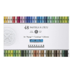 Pastele suche Sennelier PASTELS À L'ÉCU PAYSAGE   - 48 kol.
