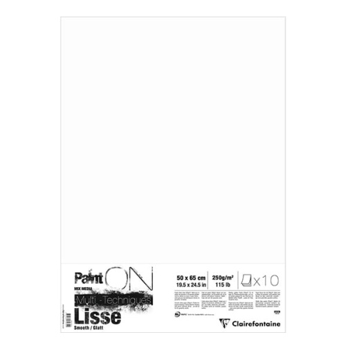 Papier Clairefontaine Paint ON Multi- Techniques 250g, 50x65 - white lisse.jpg