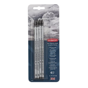 Sztyfty grafitowe wodorozmywalne DERWENT Watersoluble Graphitone 