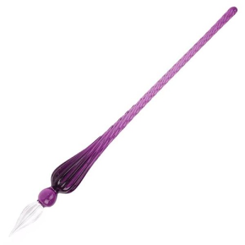 Pióro szklane do kaligrafii J.Herbin 18cm - fioletowe