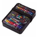 Zestaw pasteli w kredce Posca 24 kolory - metalowa kaseta