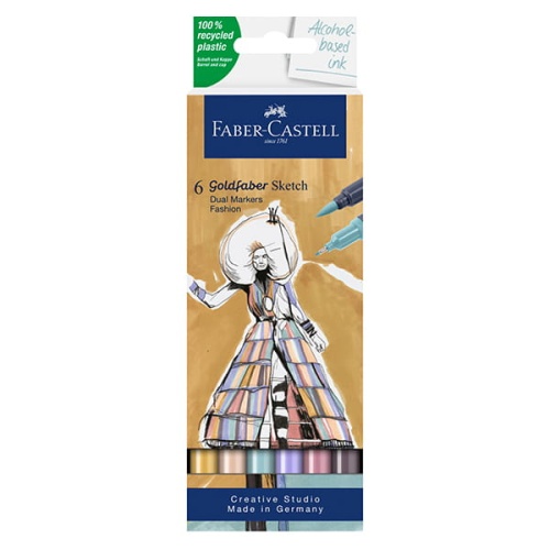 Zestaw flamastrów akwarelowych FABER-CASTELL Goldfaber Aqua - SKETCH FASHION.jpg