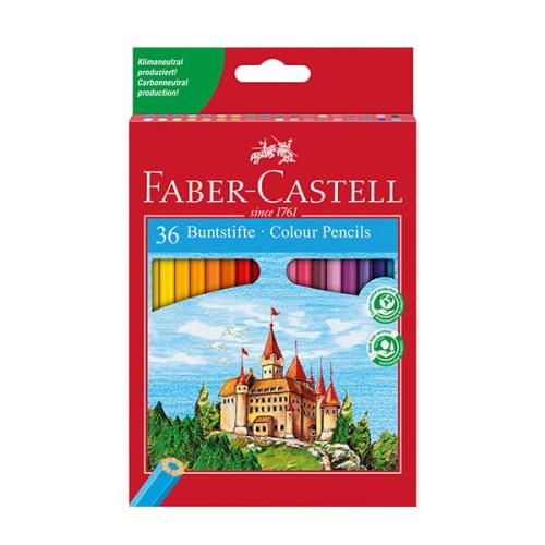 redki ołówkowe FABER-CASTELL ECO Zamek - 36 kolorów + temperówka.jpg