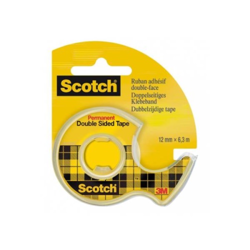 Taśma klejąca dwustronna z dyspenserem Double-Sided Tape SCOTCH - 6,3 m x 12,7mm