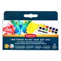 Farby akwarelowe w kostkach Derwent Inktense Paint Pan Set #01 - 12 kolorów.jpg