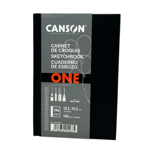 Szkicownik Canson ArtBook ONE - 100g, 98ark, 10,2 x 15,2cm