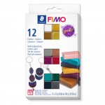 Zestaw modeliny Fimo Soft SPARKLE - 12x25g 