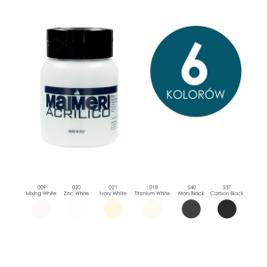 Farby akrylowe MAIMERI ACRILICO 500ml - różne kolory