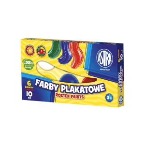 Farby plakatowe Astra - 6x10ml