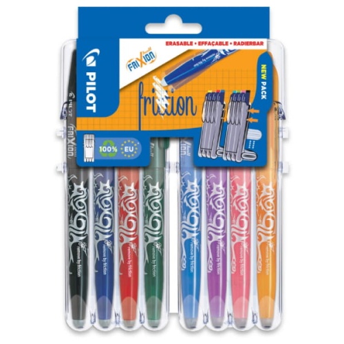 Zestaw długopisów wymazywalnych Pilot Frixion Ball 0,7mm - 8 kolorów