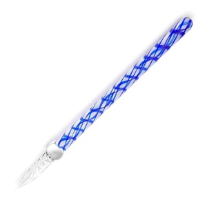 Pióro szklane do kaligrafii J.Herbin 16cm, proste - eclat de saphir