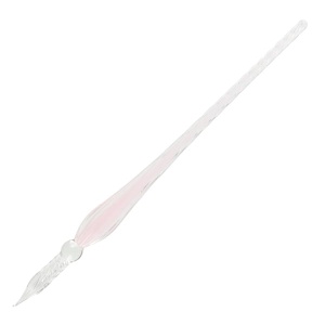 Pióro szklane do kaligrafii J.Herbin 19cm, plecione - rose pale