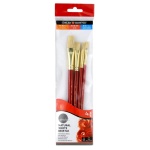 Zestaw pędzli szczecinowych Daler Rowney - 4 sztuki