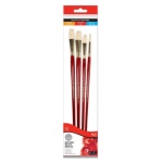 Zestaw pędzli szczecinowych Daler Rowney - 4 sztuki
