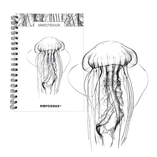 Szkicownik Narcissus Meduza - 120g, 60ark, B5 na spirali.jpg