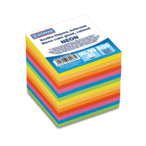 Karteczki DONAU 90x90x85mm w intensywnych kolorach.jpg