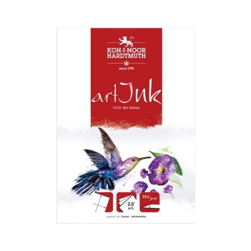 Beznazwy-1.jpgBlok do tuszu i atrametu Koh-i-noor artINK - 350g, 25ark, A6 klejony