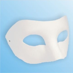 Maska dekoracyjna z papieru mache 9x18cm ZORRO